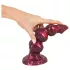 Beasty Cocks - Weerwolf Willie dildo met zuignap - bordeauxrood (21 cm)
