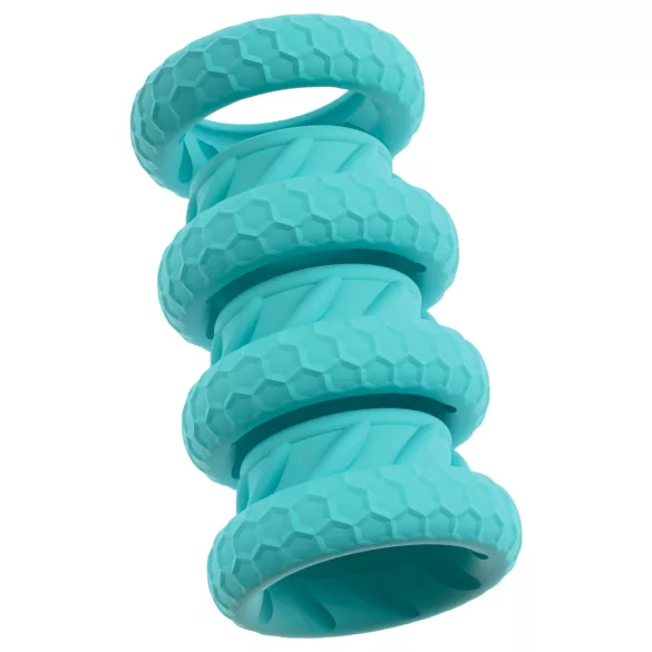 You2Toys - 3-in-1 penis- en teeltringenset (turkoois)