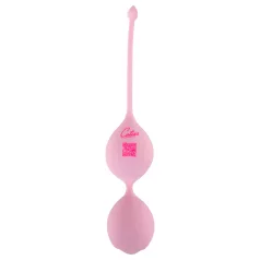 Cuties - siliconen g-spot kogel met dubbele balletjes (roze)