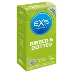 EXS - Condooms met ribbels en noppen - 12 stuks