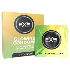 EXS Glow - lichtgevend condoom (3 stuks)