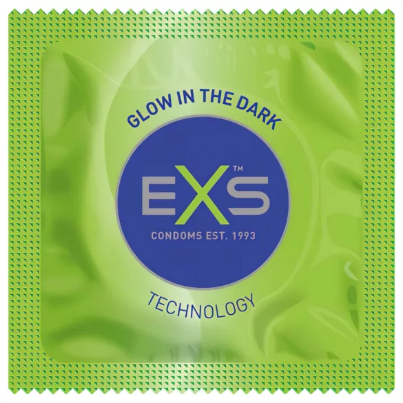 EXS Glow - in het donker oplichtend latexcondoom (100 stuks)