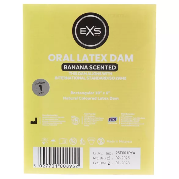 EXS - beflaplatex dam - banaan smaak