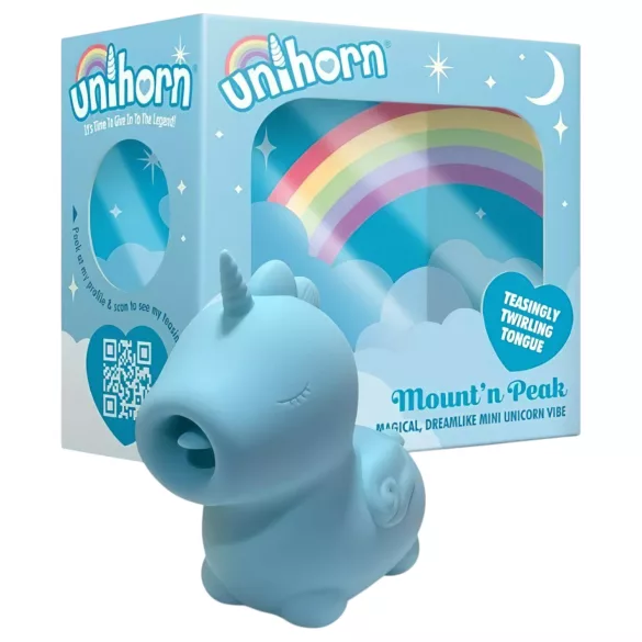 Unihorn Mount'n Peak - clitorisstimulator oplaadbaar - blauw