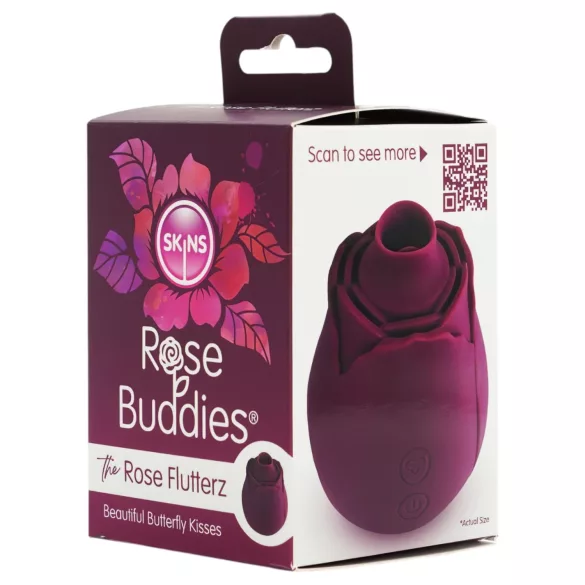 Skins Rose Flutterz - oplaadbare clitoristriller (paars)