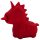 Unihorn Blaze Diablo - oplaadbare eenhoorn clitorisstimulator (rood)