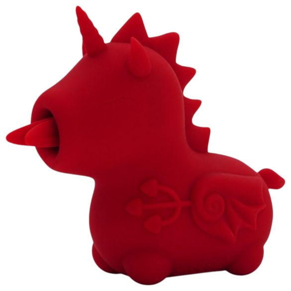 Unihorn Blaze Diablo - oplaadbare eenhoorn clitorisstimulator (rood)