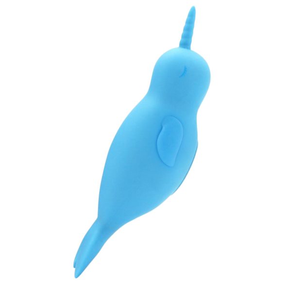 Unihorn van de Zee - oplaadbare narwal clitorisstimulator (blauw)
