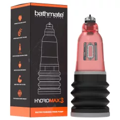Bathmate Hydromax3 - hydropomp (rood)