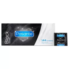 Pasante - latex condooms - zwart - 144 stuks