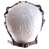 Rouge - leren mask en mondknevel - zwart
