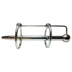 Rouge - dilator met dubbele ring - roestvrij staal - zilver