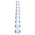 Clarity Elysian Pearls - glazen dildo met parels (transparant)