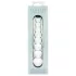 Clarity Elysian Pearls - glazen dildo met parels (transparant)