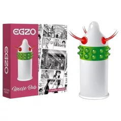 Egzo Uncle Bob - condoom met spikes en tentakels - 1 stuk