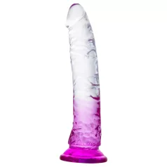 Lonely Lance - dildo met zuignap - transparant paars