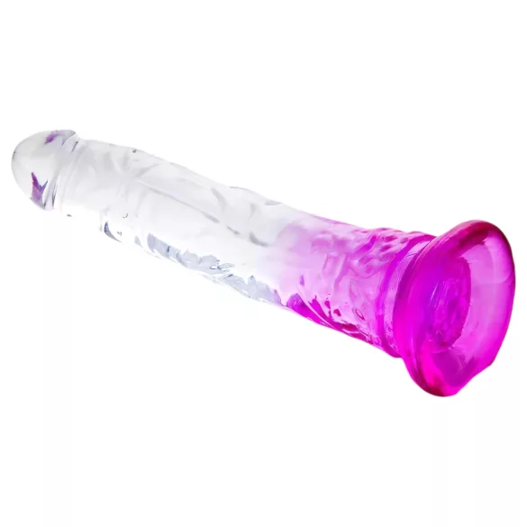 Lonely Lance - dildo met zuignap - transparant paars