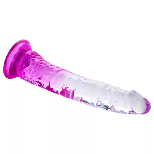 Lonely Lance - dildo met zuignap - transparant paars