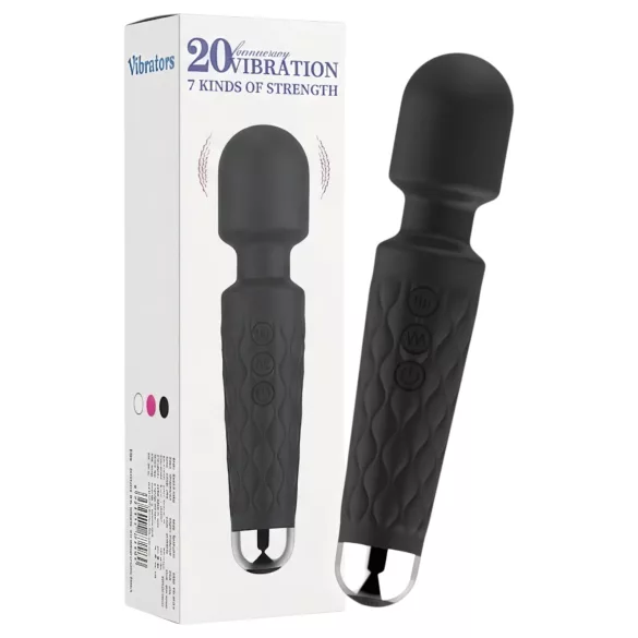 Lonely - vibrator met 20 functies - oplaadbaar - zwart