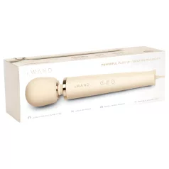 le Wand - oplaadbare massagestav vibrator - luxe - beige