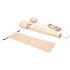 le Wand - oplaadbare massagestav vibrator - luxe - beige