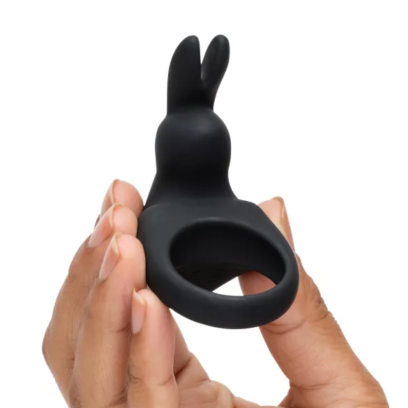 Happyrabbit - Vibrerende penisring - Oplaadbaar - Zwart