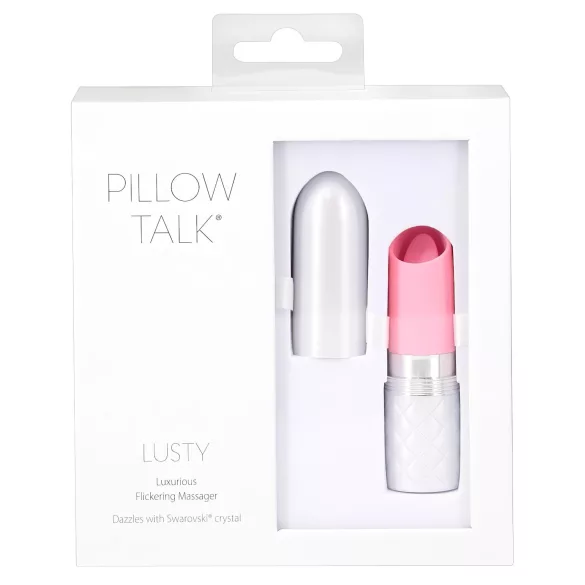 Pillow Talk Lusty - oplaadbare tong vibrator - siliconen - roze
