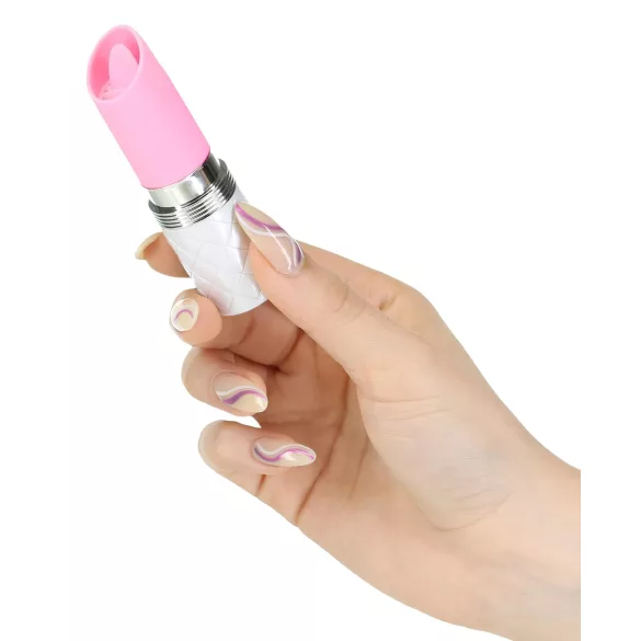 Pillow Talk Lusty - oplaadbare tong vibrator - siliconen - roze