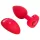 b-vibe heart - oplaadbare, draadloze anale vibrator (rood)
