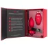 b-vibe heart - oplaadbare, draadloze anale vibrator (rood)