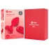 b-vibe heart - oplaadbare, draadloze anale vibrator (rood)