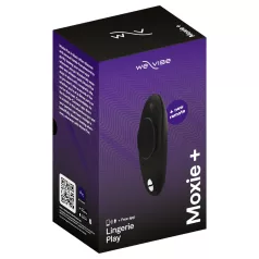   We-Vibe Moxie+ - draagbare clitoristrilller met app- en afstandsbediening (zwart)