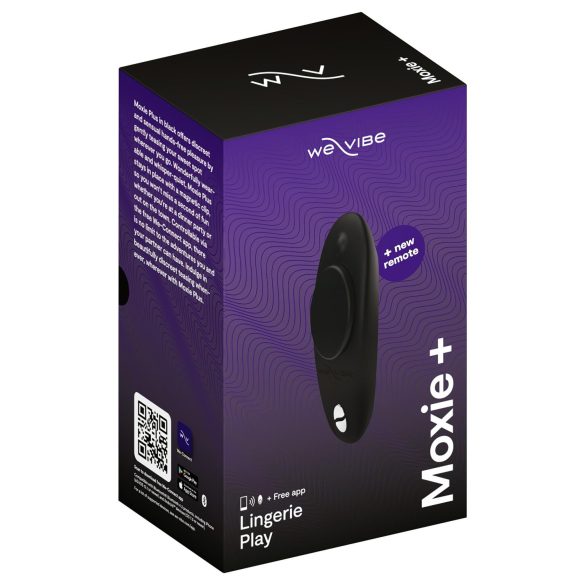 We-Vibe Moxie+ - clitorale vibrator - app gestuurd - zwart
