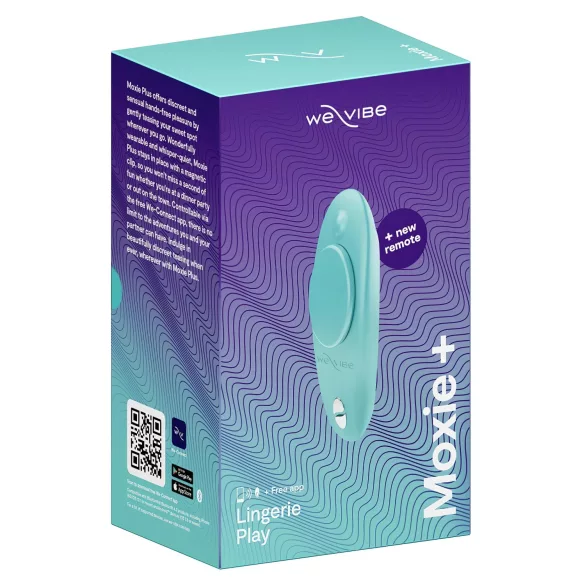 We-Vibe Moxie+ - draadloze, slimme clitoristriller (turkoois)