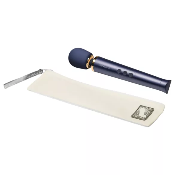 Le Wand Petite - oplaadbare luxe wand vibrator - blauw