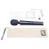 Le Wand Petite - exclusieve oplaadbare massagevibrator (blauw)