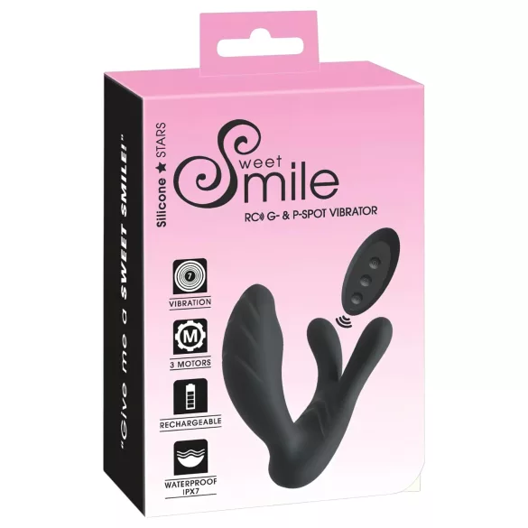 Smile - G-spot & P-spot vibrator - zwart