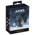 ANOS - verlicht, vibrerend anaalplug (zwart)