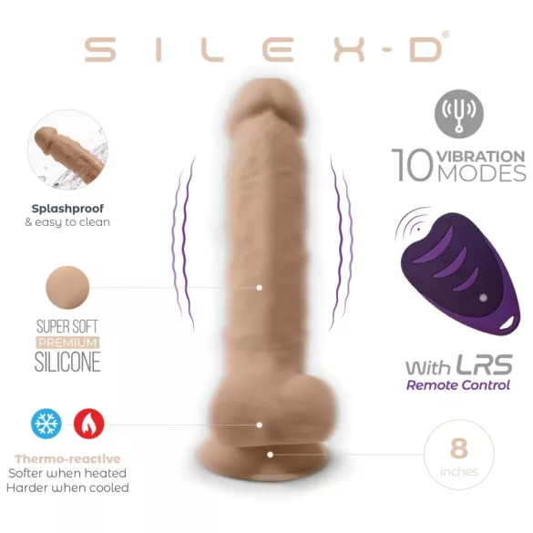 Silexd 8 - prostate en bal vibrator met afstandsbediening - siliconen