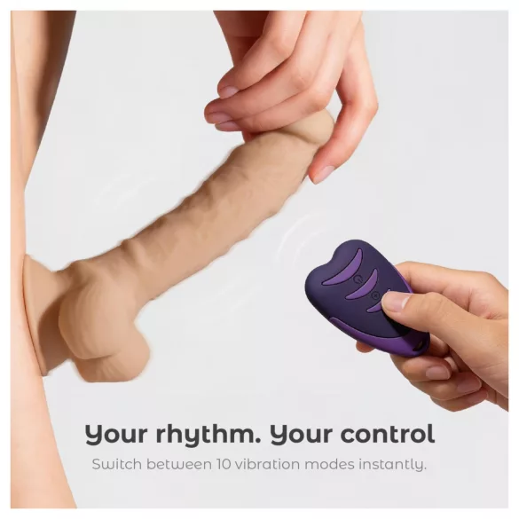 Silexd 8 - prostate en bal vibrator met afstandsbediening - siliconen