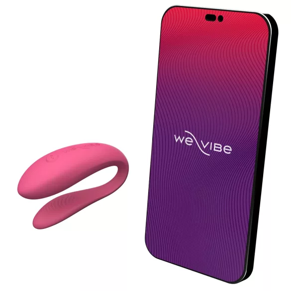 We-Vibe Sync Lite - App- en afstandsbedienings-koppelsvibrator (roze)
