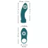 Couples Choice - vibrator voor koppels - 3-in-1 multifunctioneel - turquoise