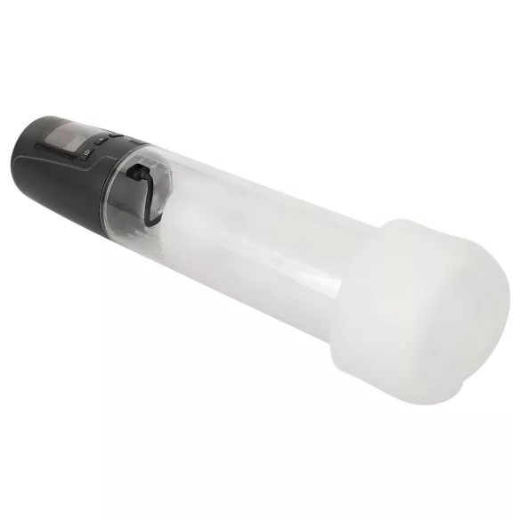 Mister Boner - oplaadbare, automatische penispomp (zwart-transparant)