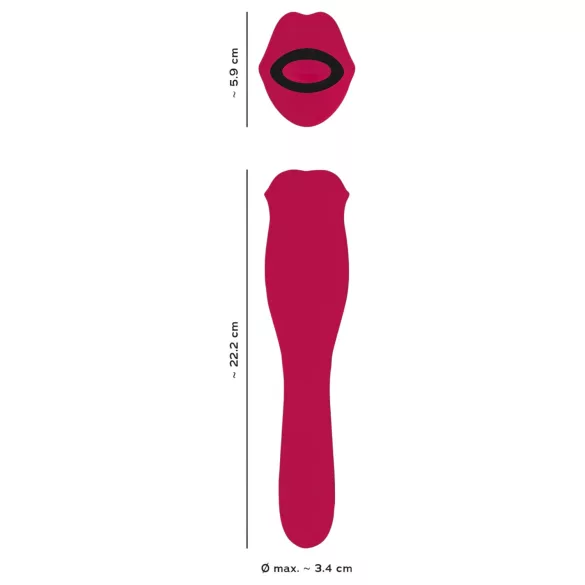 You2Toys - 2in1 tongvibrator (roze)