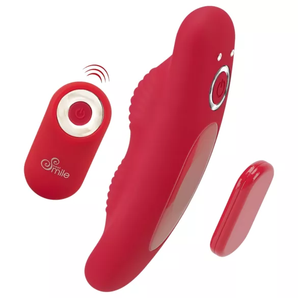 Smile - vibrerende slip met afstandsbediening - oplaadbaar - rood