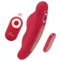 Smile - vibrerende slip met afstandsbediening - oplaadbaar - rood
