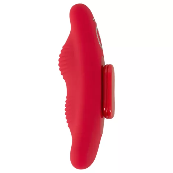 Smile - vibrerende slip met afstandsbediening - oplaadbaar - rood