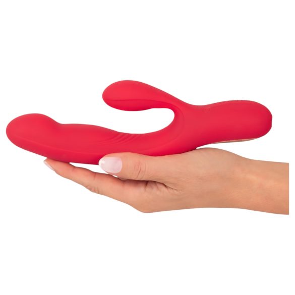 Smile Thumping Rabbit - Oplaadbare 3-motor vibrator (rood)