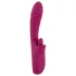 Javida - Vibrator met likfunctie en stootfunctie - silicone - paars