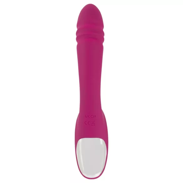 Javida - Vibrator met likfunctie en stootfunctie - silicone - paars